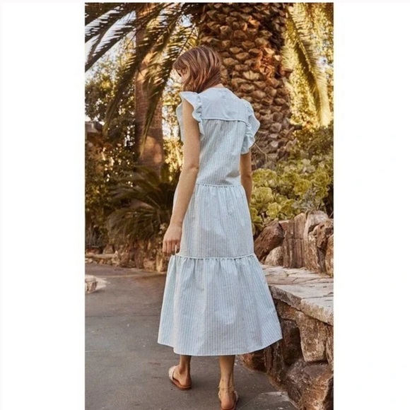 Saylor Oceana 100% Cotton Maxi Dress XS - Picture 2 of 3